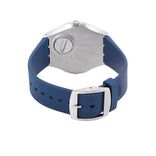 Unisex Navy Blue Swiss Made Analogue Watch SS07S102