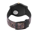 Unisex Black Swiss Made Analogue Watch SUOB730