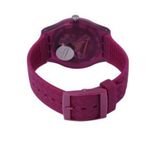 Unisex Burgundy Swiss Made Analogue Watch SUOR709