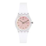 Unisex Peach-Coloured Swiss Made Analogue Watch GE720