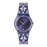 Unisex Navy Blue Swiss Analogue Watch GN413