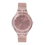 Unisex Rose Gold-Toned Swiss Made Analogue Watch SVOK107M