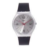 Unisex Silver-Toned Swiss Made Analogue Watch SS07S104