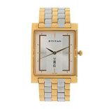 Men Silver-Toned & Gold-Toned Analogue Watch NK1641BM01