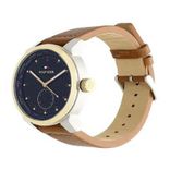 Men Blue Leather Analogue Watch TH1791553