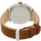 Men Blue Leather Analogue Watch TH1791553