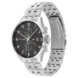 Grey Dial Silver Stainless Steel Strap Watch