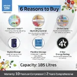 RDC220B 185 L 4 Star Direct Cool Single Door Refrigerator