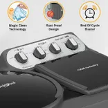 30316 Magic Clean 8.5kg 5 Star Semi Automatic Washing Machine