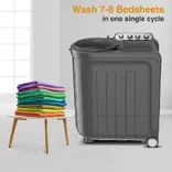 30316 Magic Clean 8.5kg 5 Star Semi Automatic Washing Machine